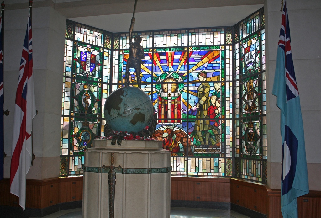 Globe and Figure, Hall of Memories